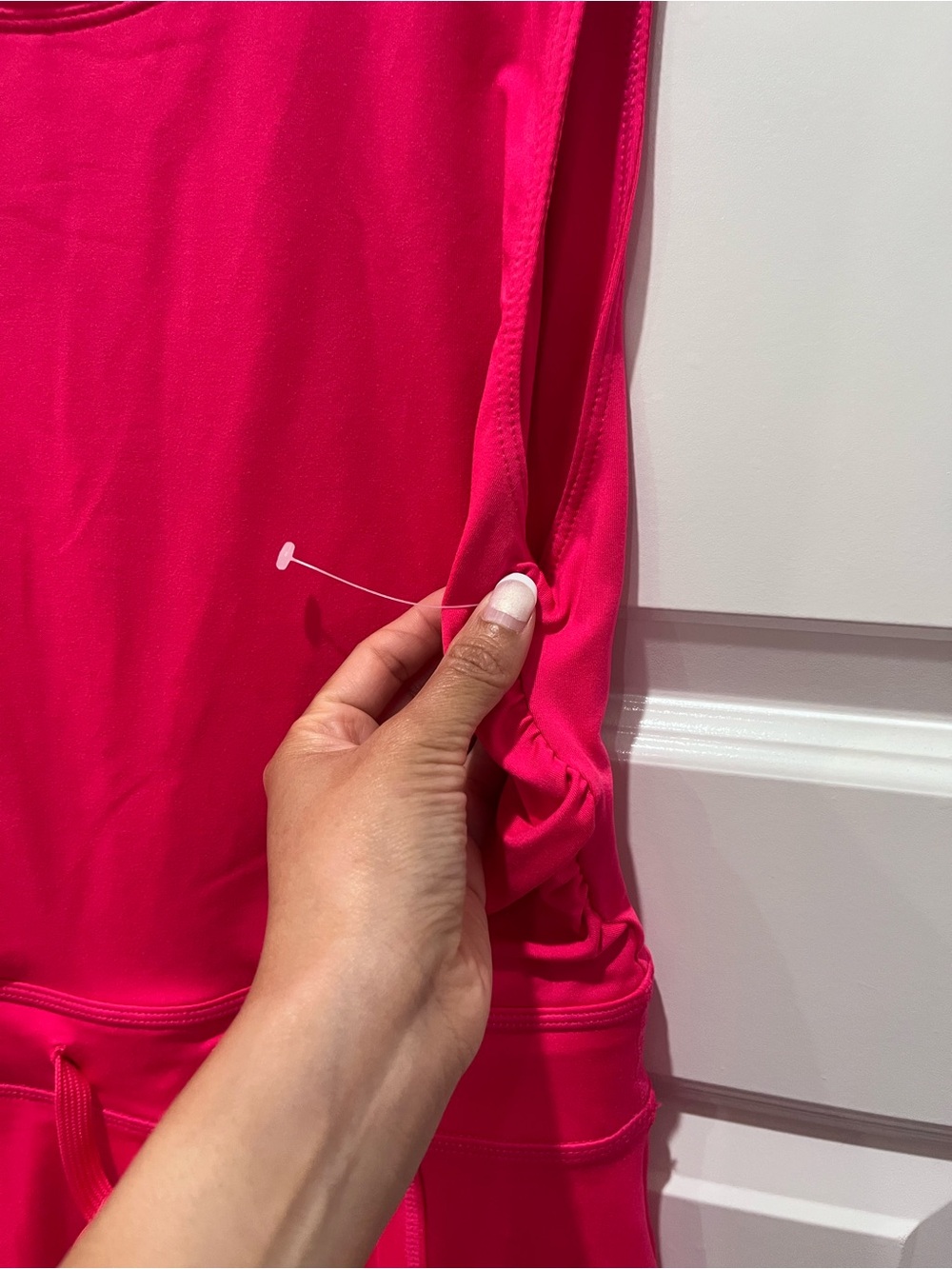 FP Movement by Free People Bright Pink Sleeveless Fit-and-Flare Dress - Picture 10 of 12